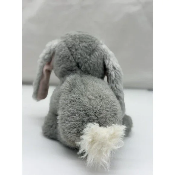 Tyco Bunny Bunny Bunnies Gray 7" Rabbit 1994 Plush Vintage Stuffed Grey Soft Toy - Picture 6 of 11